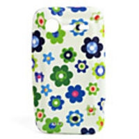 Protective Flower Patterned Case for HTC S710E G11 (Green)