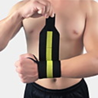 Protective Gear Wrist Wraps Terylene Rubber Stretchy Strength Training Durable Lightweight Breathable Quick Dry Exercise Fitness Basketball Workout For Men Women
