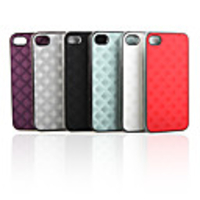 Protective Hard Case for iPhone4 with Sticked Skin (5 Pack, Random Colors)