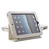 Protective Hard PU Leather Case Stand for Apple iPad (White)