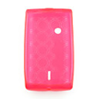 Protective High Transparency Silicon Case for X8(Pink)