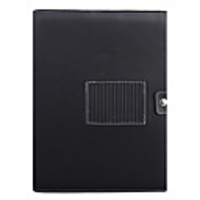 Protective Leather Flip-Open Case Movie Stand for Apple 9.7" iPad (Black)