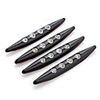 Protective LED Door Guards (Black,  4-Pack)