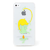 Protective luminous PVC Case For iPhone 4(Girl)