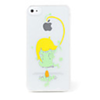 Protective luminous PVC Case For iPhone 4(Girl)
