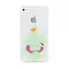 Protective luminous PVC Case For iPhone 4(King)
