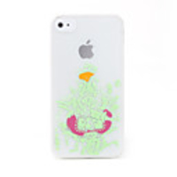 Protective luminous PVC Case For iPhone 4(King)