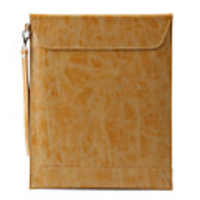Protective Marble Pattern PU Leather Bag for Apple iPad - Orange