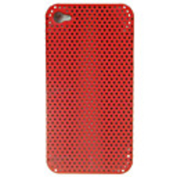 Protective Mesh Case for iPhone 4 (Red)