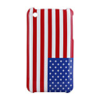 Protective National Flag Case for iPhone 3G/3GS (USA)