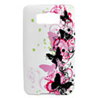 Protective Plastic Butterfly-pattern Back Case for Starlight HD (White)
