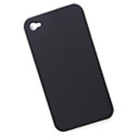 Protective Plastic Case for iPhone 4 (Black)