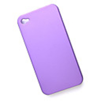 Protective Plastic Case for iPhone 4 (Purple)