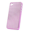 Protective Plastic Plating Backside Case for iPhone 4 Purple