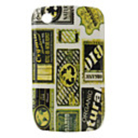 Protective Polycarbonate Case for Blackberry 8520 and 8530 (Letters)
