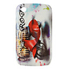 Protective Polycarbonate Case for Blackberry 8520 and 8530 (Red Motorcycle)