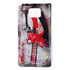 Protective Polycarbonate Case for Samsung i9100 (Motorcycle and Bridge)