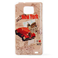 Protective Polycarbonate Case for Samsung i9100 (Red Car)