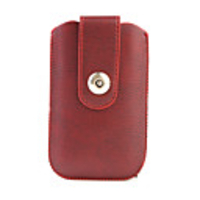 Protective Pouch Bag / Beckle for iPhone 3G/3GS/4G - Red