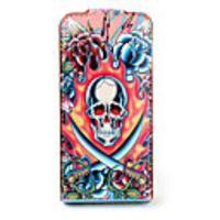 Protective PU Case For iPhone 4(Skeleton)