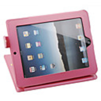 Protective PU Leather Stand for Apple iPad (Pink)