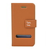 Protective PU Leather Case for iPhone 4 with Protection Film (Orange)
