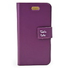 Protective PU Leather Case for iPhone 4 with Protection Film (Purple)