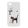 Protective PVC Case Cover with Package Shell for Iphone4