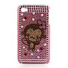 Protective PVC Case with Jewel Cover for IPhone