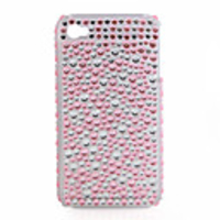 Protective PVC Case with Jewel Cover for IPhone