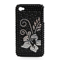 Protective PVC Case with Jewel Cover for IPhone