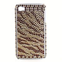 Protective PVC Case with Jewel Cover for IPhone