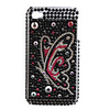 Protective PVC Case with Jewel Cover for IPhone4