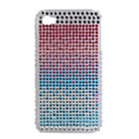 Protective PVC Case with Jewel Cover for IPhone4