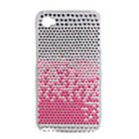 Protective PVC Case with Jewel Cover for IPhone4
