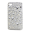 Protective PVC Case with Jewel Cover for IPhone4