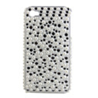 Protective PVC Case with Jewel Cover for IPhone4