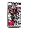 Protective PVC Case with Jewel Cover for IPhone4