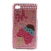 Protective PVC Case with Jewel Cover for IPhone4