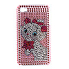 Protective PVC Case with Jewel Cover for IPhone4