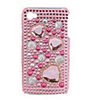 Protective PVC Case with Jewel Cover for IPhone4