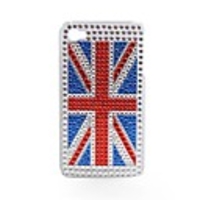 Protective PVC Case with Jewel Cover for IPhone4