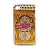 Protective PVC Case with Jewel Cover for IPhone4