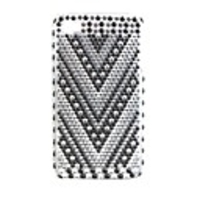 Protective PVC Case with Jewel Cover for IPhone4