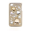 Protective PVC Case with Jewel Cover for IPhone4