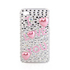 Protective PVC Case with Jewel Cover for IPhone4