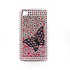 Protective PVC Case with Jewel Cover for IPhone4