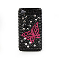Protective PVC Case with Jewel Cover for IPhone4