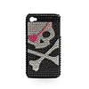 Protective PVC Case with Jewel Cover for IPhone4