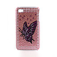 Protective PVC Case with Jewel Cover for IPhone4